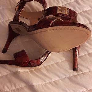 Burgundy Karl lagerfeld shoe